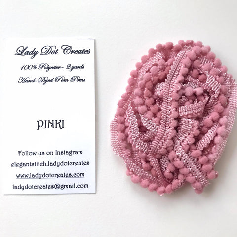 Mini Pom Poms - Pink