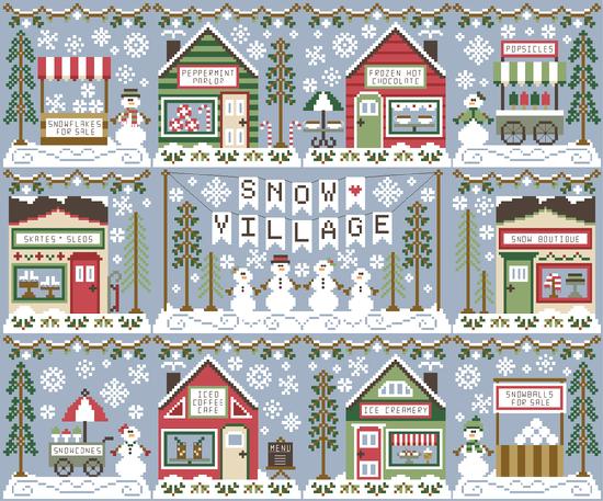 Snow Village Part 2: Skate and Sled Shop